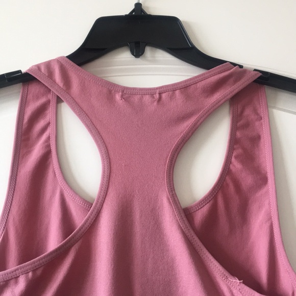 *PRICE FIRM*  Racerback Tank Thong Bodysuit, Mauve - Picture 5 of 5